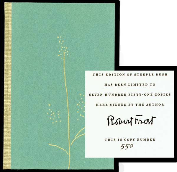 Sports Autographs - 1947 Robert Frost Signed Book