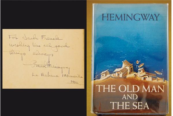 1952 Ernest Hemingway Old Man and the Sea Signed 1st Edition