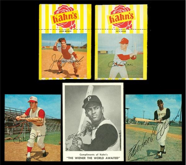 Baseball and Trading Cards - 1960s Kahn's Weiners Set Collection