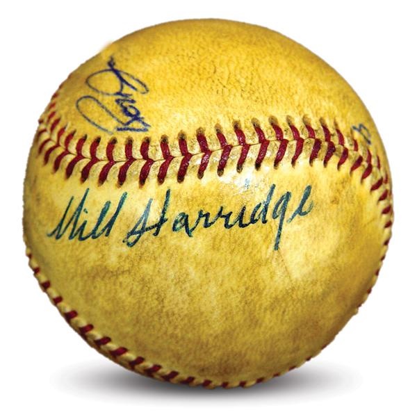 Will Harridge Signed Baseball