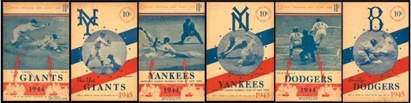 Baseball Publications and Tickets - Publication Collection of Programs, Rosters, & Schedules (25)