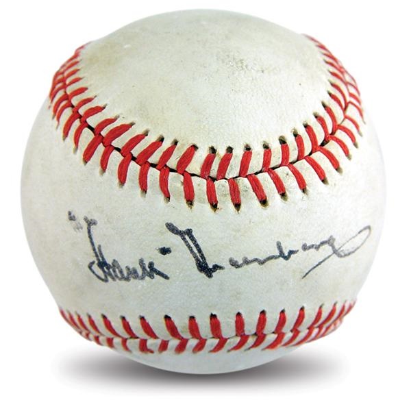 Single Signed Baseballs - Vintage Hank Greenberg Single Signed Baseball