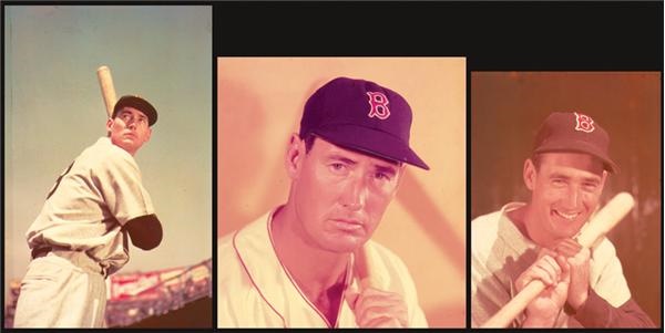 Baseball Ted Williams Washington Senators Color Ozzie Sweet , Lot  #10136