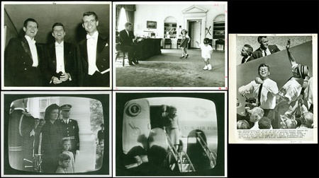Non-Sports photographs - 1950s-60s John F. Kennedy Wire Photographss (5)
