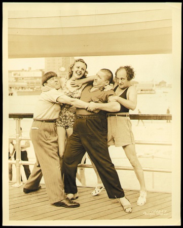 Non-Sports photographs - Three Stooges Vaudeville Photograph (8”x10”)