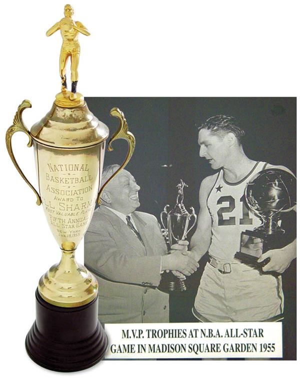 The Bill Sharman Collection - Bill Sharman's 1955 All-Star Game MVP Award (21" tall)