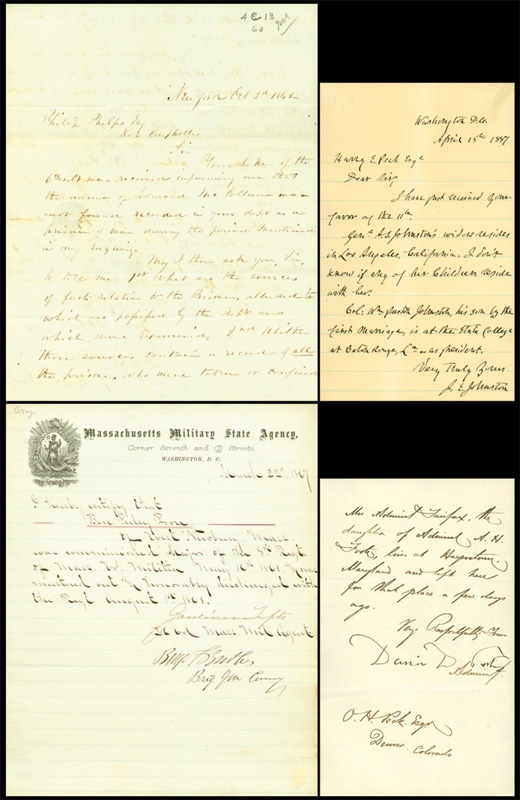 Historical - Civil War & U.S. Military Signed Handwritten Documents (12)