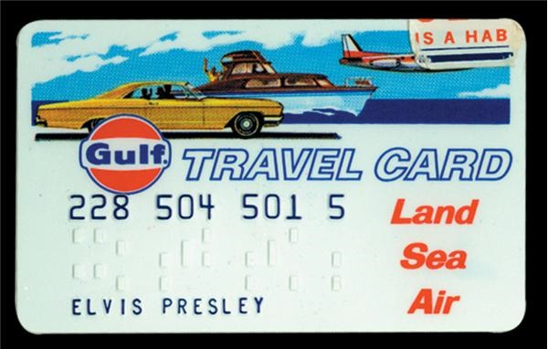 1969 Elvis Presley Gulf Credit Card