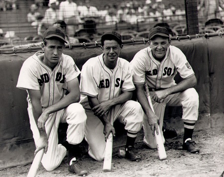 Photogaphic Negatives - Ted Williams, Dom DiMaggio & Bobby Doer Original Negative