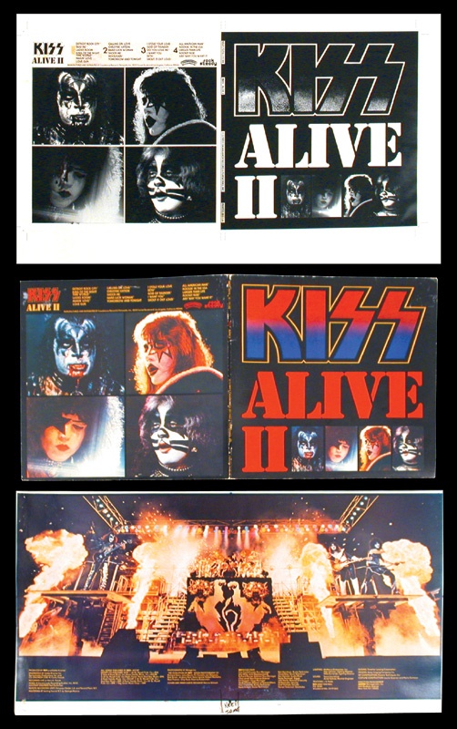 KISS - KISS Alive II Original Cover Art.