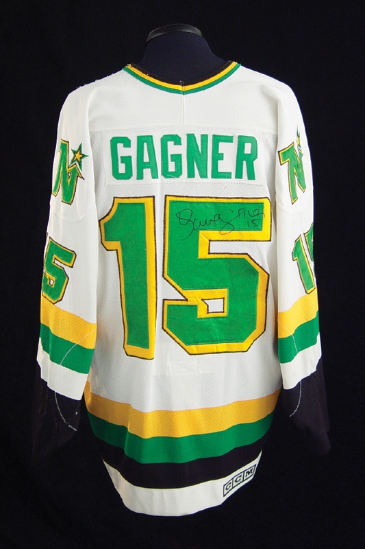 Hockey Sweaters - 1980’s Dave Gagner Minnesota Northstars Game Worn Jersey