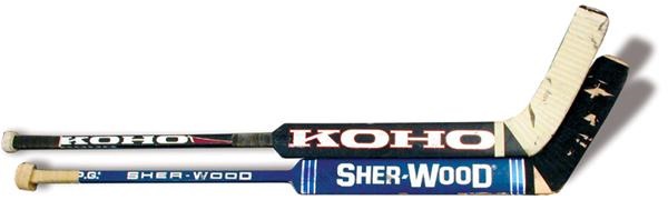 Hockey Sticks - Patrick Roy Game Used Stick Collection with Rookie Sherwood (2)