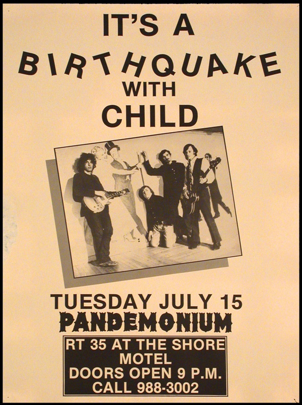 Bruce Springsteen - 1969 Child "Pandemonium" Concert Poster (16x23")