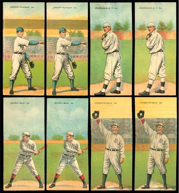 - T201 Mecca Double Folders Complete Set and Miscellaneous Tobacco Cards (231)