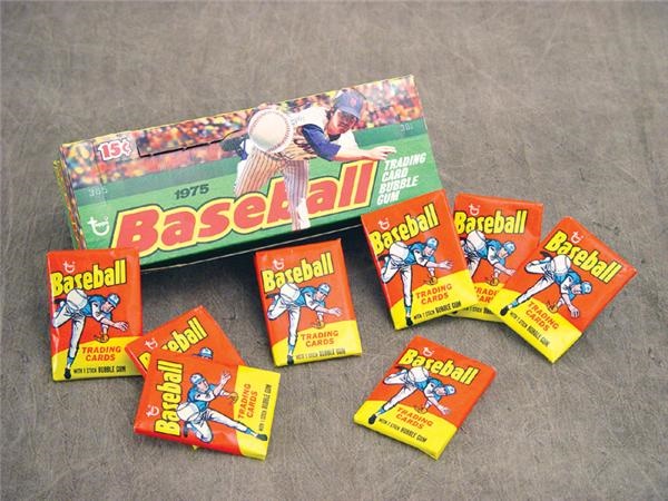 Unopened Cards - 1975 Topps Mini Baseball Wax Box