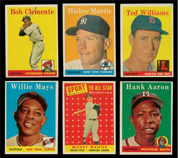 Baseball and Trading Cards - 1958 Topps Baseball Set (1-495) EX-MT