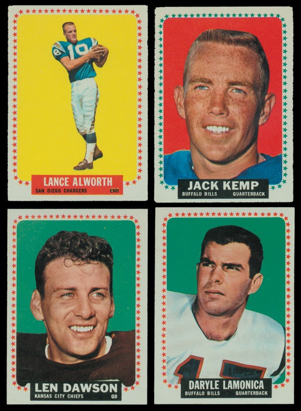 Football Cards - 1964 Topps Football Complete Set
