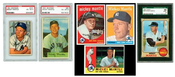 Baseball and Trading Cards - Mickey Mantle Card Collection (16)