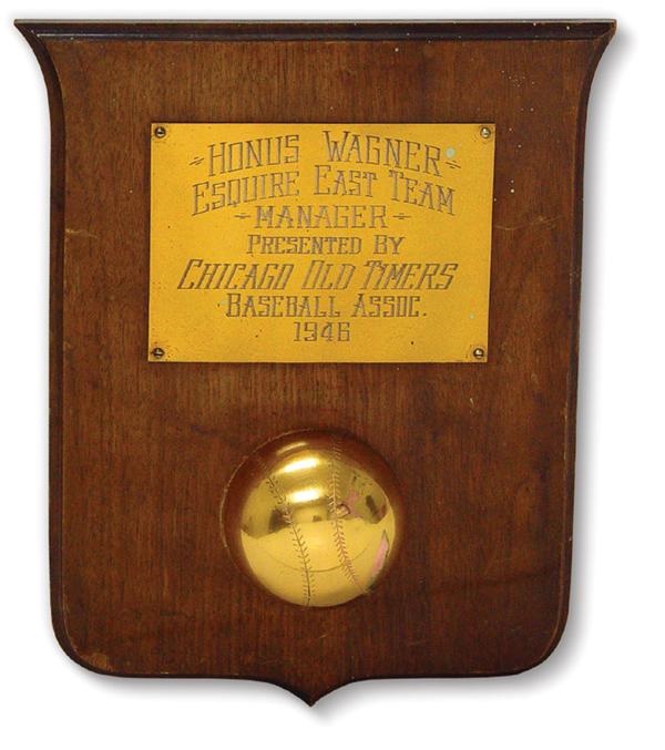 Clemente and Pittsburgh Pirates - 1946 Honus Wagner Plaque