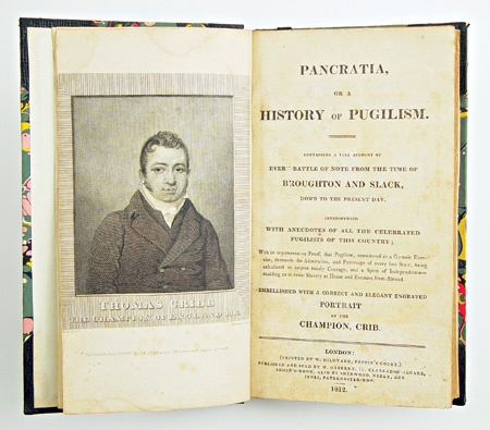 Boxing Books - Pancratia, Or A History of Pugilism (1812).