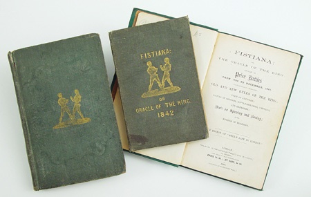 Boxing Books - Fistiana; Or Oracle of the Ring (1841, 1842 & 1868).