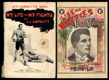 Boxing Books - Two Rare James J. Corbett British Books.