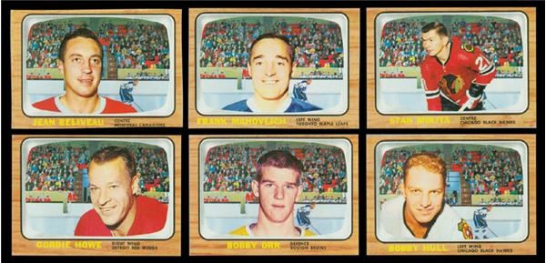 Hockey Cards - 1966-67 Topps USA Test Set (1-66) EX-MT to NRMT