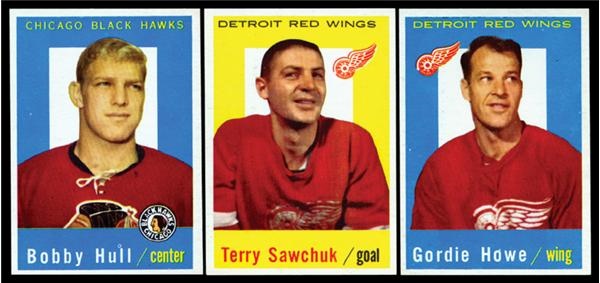 Hockey Cards - 1959-60 Topps Hockey Set (1-66) EX-MT to NRMT