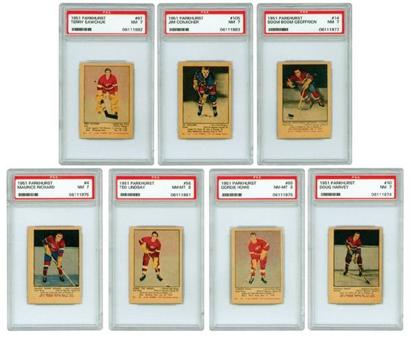 Hockey Cards - 1951-52 Parkhurst Hockey Complete Set NRMT to NM-MT