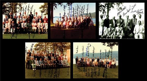 Hall of Fame Induction Signed Group Photographs (12)
