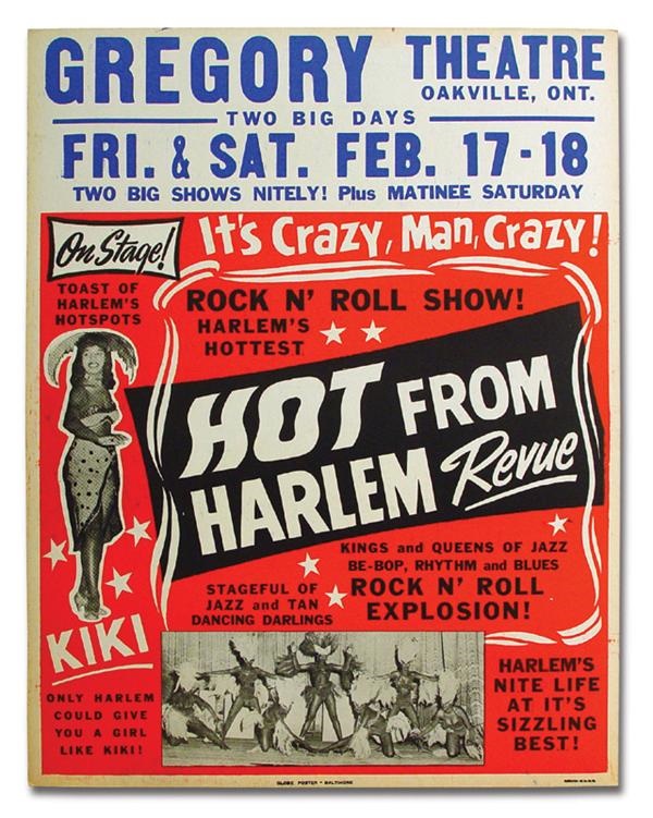 Posters and Handbills - 1956 Hot From Harlem Revue Posters (9)