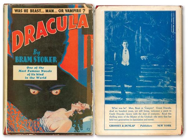 Movies - Dracula Bram Stoker Movie Edition Book with Bela Lugosi