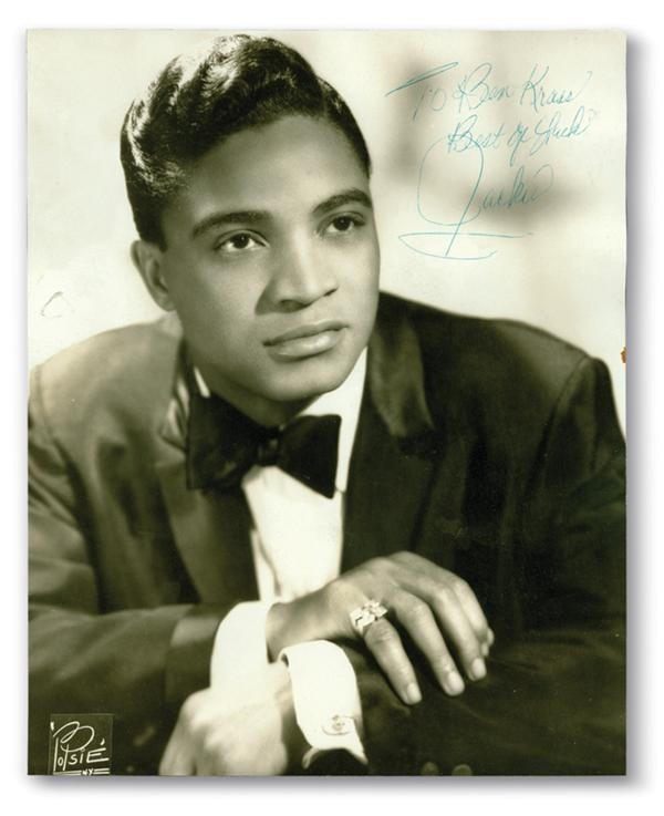 - Jackie Wilson Signed Photograph (7x9”)