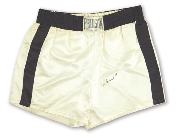 - Early 1960’s Cassius Clay Worn Boxing Trunks
