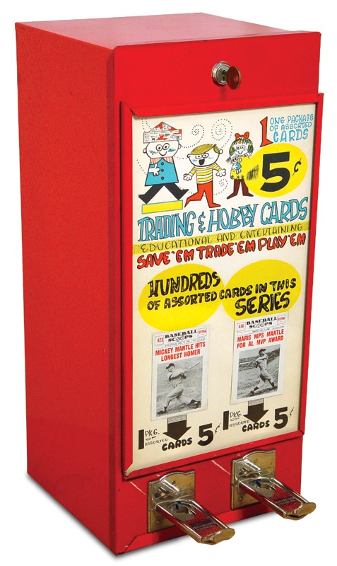 Ernie Davis - 1961 Trading & Hobby Cards Vending Machine