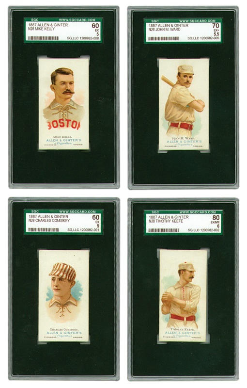 Baseball and Trading Cards - 1887 Allen & Ginter SGC Collection (9)
