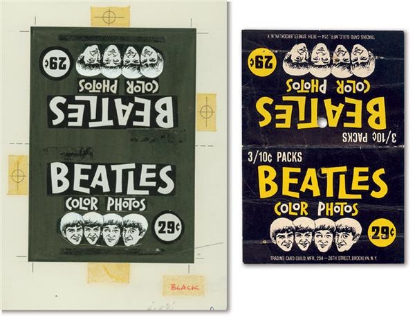 The Beatles Rack Pack Header Card Original Art & Header  (20)