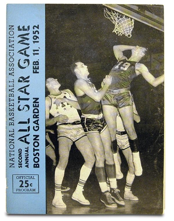 1952 NBA All Star Game Program
