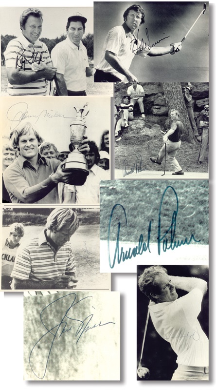 Golf - 1970’s Golf Wire Photograph Collection With Some Vintage Signed (224)