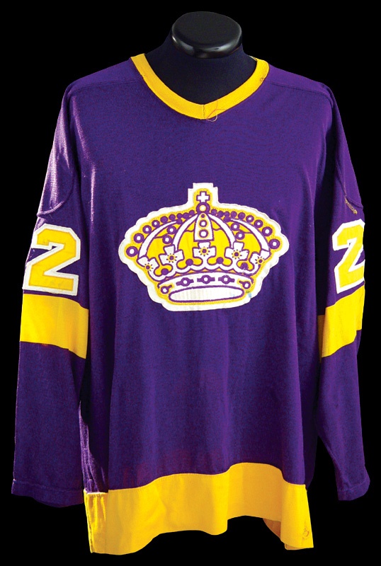 - 1970’s Barry Long LA Kings Game Worn Jersey