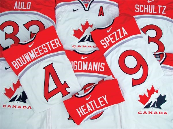 Team Canada - Team Canada NJT 2001 World Junior Championships Game Worn Jerseys (16)