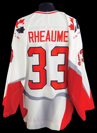 - Manon Rheaume 1997-98 Team Canada Game Worn Jersey