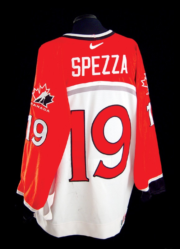 - Jason Spezza 1999-00 Team Canada World Juniors Game Worn Jersey