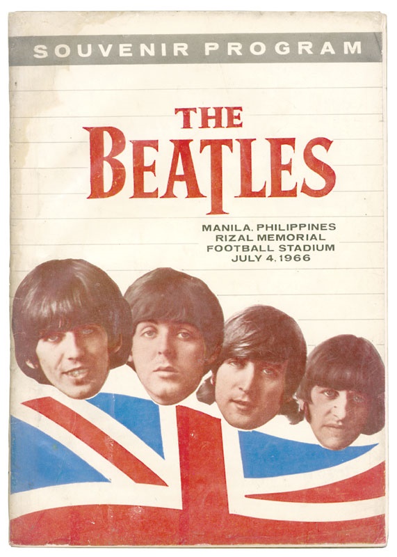 The Beatles - 1966 Beatles Manila Concert Program