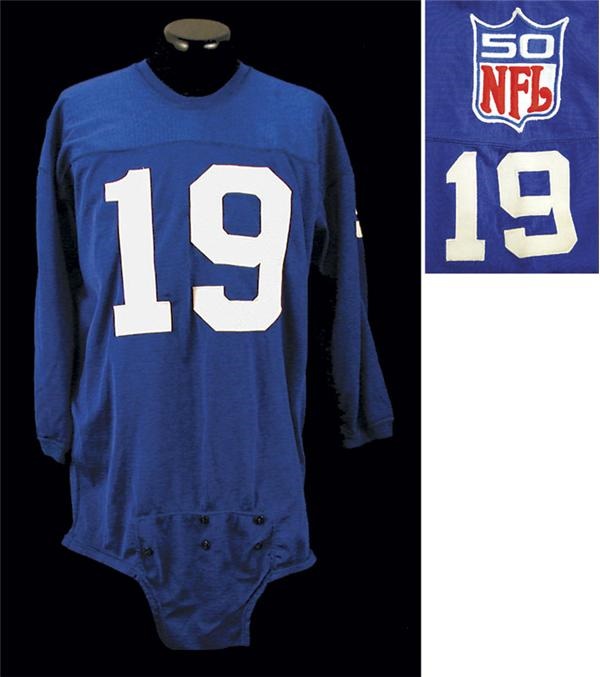 Football - 1969 Gary Wood New York Giants Game Used Jersey