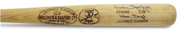 Clemente and Pittsburgh Pirates - 1976 Willie Stargell Autographed Game Used Bat (36”)