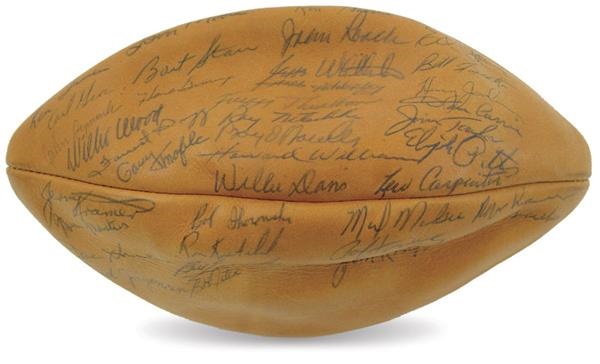 1962 Green Bay Packers Team Signed Football