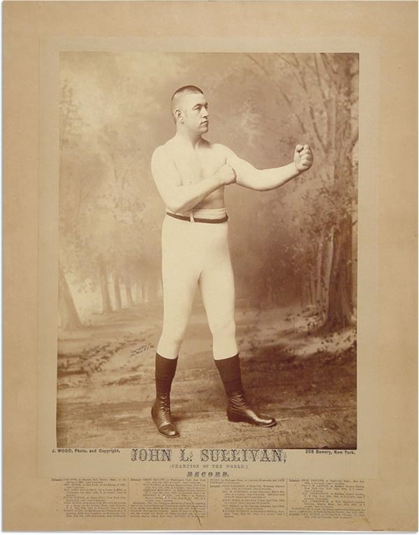 - John L. Sullivan Mammouth Cabinet Photo (15x19”)