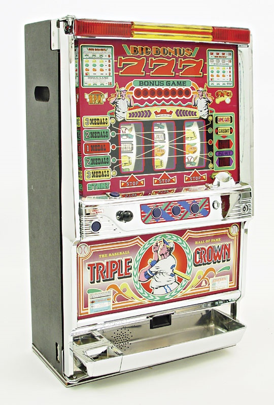 Babe Ruth Slot Machine (19x32x11”)