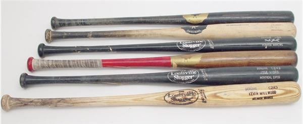 - Assorted Game Used Bat Collection (14)